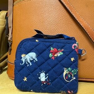 Vera Bradley Blue Quilted Women's Bag with Elephant Design